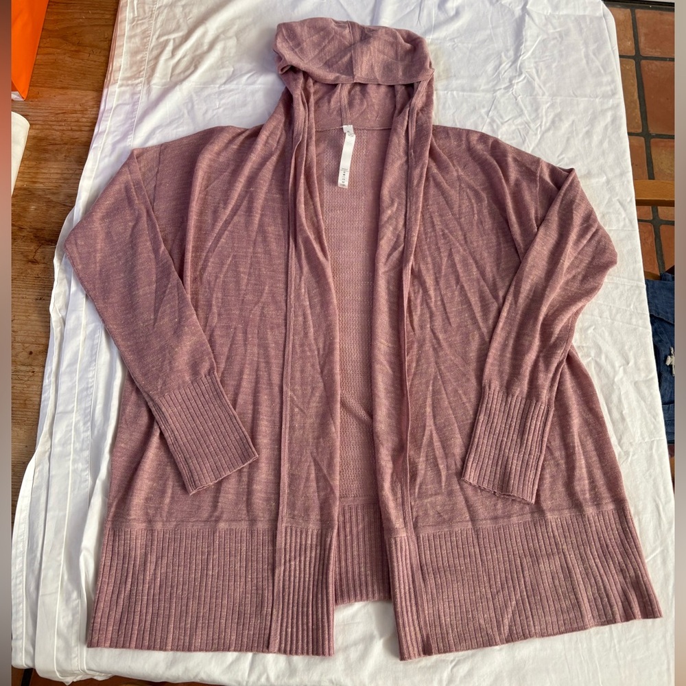 lululemon Hooded Cardigan Sweater